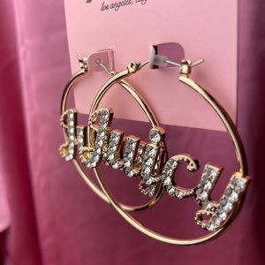 COPY - Juicy couture rhinestone hoops